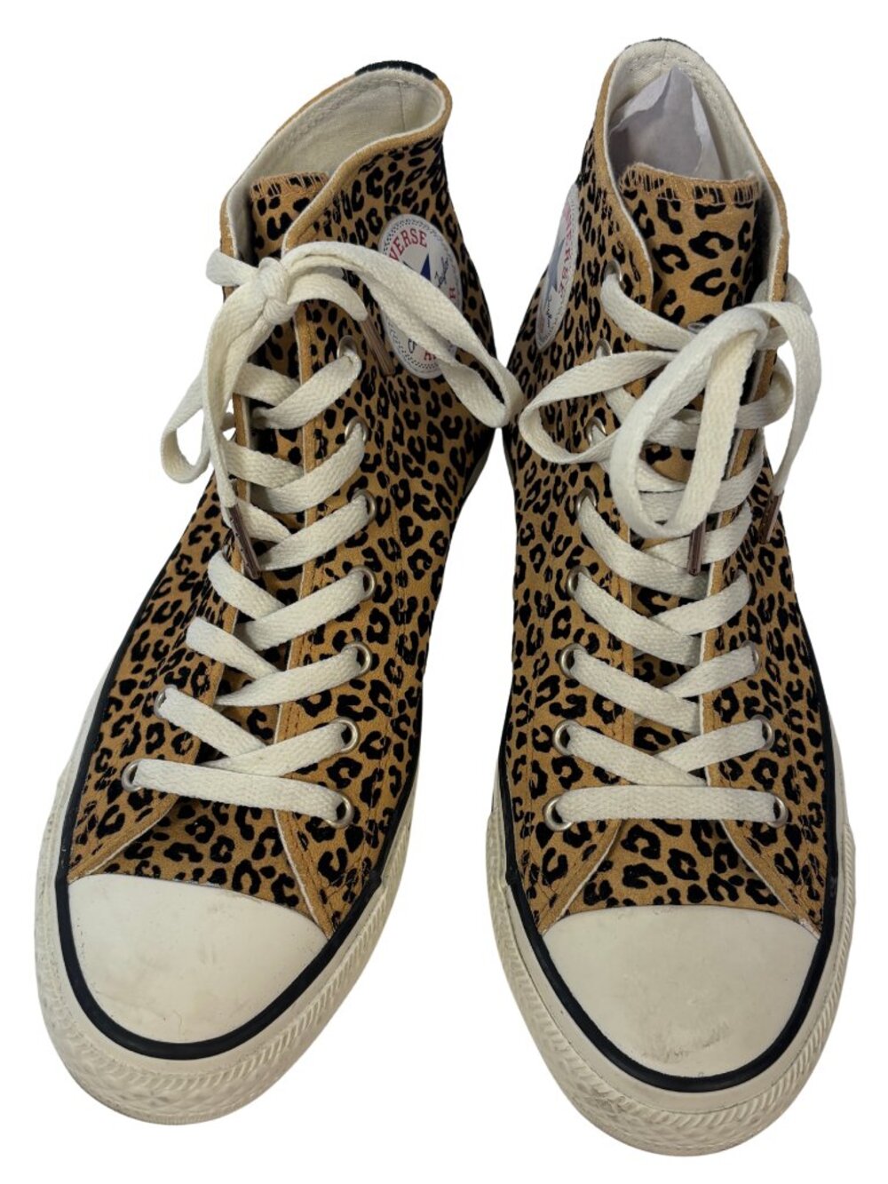 Converse Leopard Print High Tops (Women’s Size 9/ Men’s Size 7) - Picture 5 of 6
